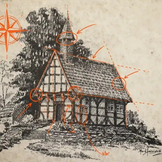 Historische Zeichnung